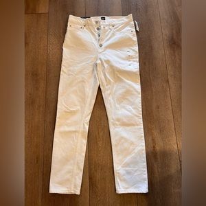 GAP denim high rise button fly cigarette jeans women’s size 6/28 NWT